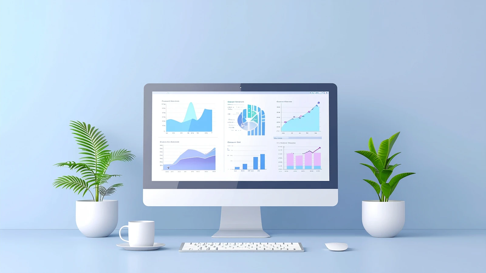 Panel de eficiencia operativa con métricas de productividad, procesos y automatización