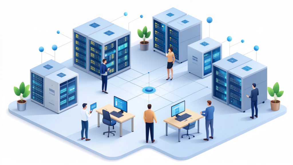 Cómo organizar servidores de bases de datos en una pequeña empresa